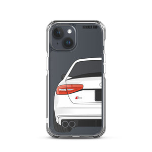 White B8.5 Audi S4 - iPhone Case