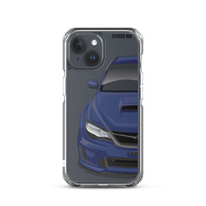 Plasma Blue 09-14 Subaru WRX STI - iPhone Case