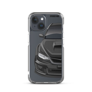 Black 09-14 Subaru WRX STI - iPhone Case