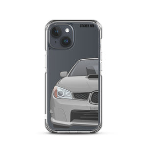 Crystal Grey 06-07 Subaru WRX STI - iPhone Case