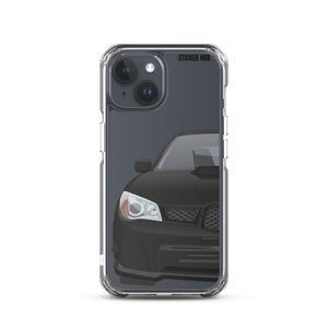 Black 06-07 Subaru WRX STI - iPhone Case