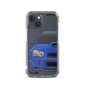 WR Blue Pearl 03-05 Subaru WRX STI - iPhone Case