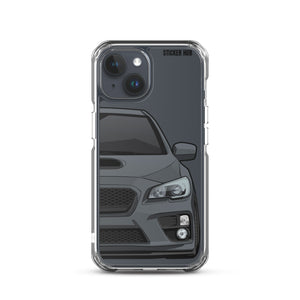 Gray 15-17 Subaru WRX STI - iPhone Case