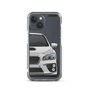 Silver 15-17 Subaru WRX STI - iPhone Case