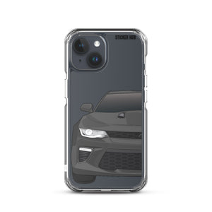 Gray 6th Gen Camaro SS - iPhone Case