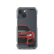 Load image into Gallery viewer, Garnet Red 6th Gen Camaro ZL1 1LE - iPhone Case