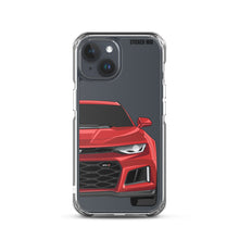 Load image into Gallery viewer, Red Hot 6th Gen Camaro ZL1 - iPhone Case