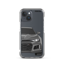 Load image into Gallery viewer, Gray 6th Gen Camaro ZL1 - iPhone Case