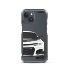 Load image into Gallery viewer, White 6th Gen Camaro ZL1 1LE - iPhone Case