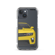 Load image into Gallery viewer, Rally Yellow 5th Gen Camaro ZL1 - iPhone Case