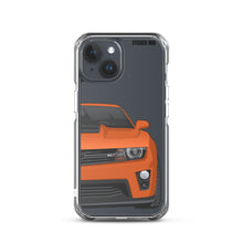 Load image into Gallery viewer, Inferno Orange 5th Gen Camaro ZL1 - iPhone Case