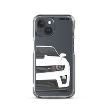 Load image into Gallery viewer, White 5th Gen Camaro ZL1 - iPhone Case