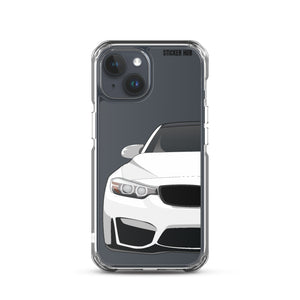 White BMW F80 - iPhone Case