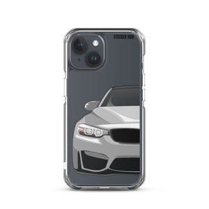 Silver BMW F80 - iPhone Case