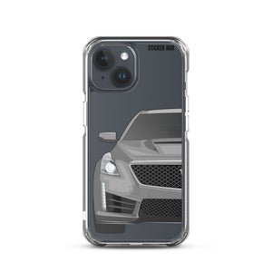 Silver Cadillac CTS-V - iPhone Case