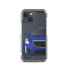 Load image into Gallery viewer, Wave Blue Cadillac CTS-V - iPhone Case