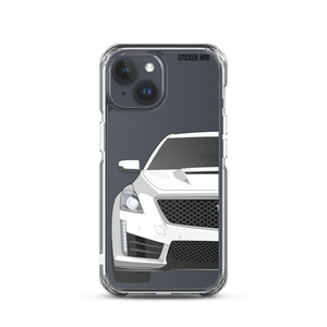 White Cadillac CTS-V - iPhone Case