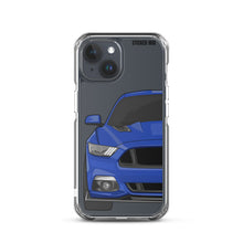 Load image into Gallery viewer, Deep Impact Blue 15-17 Mustang 5.0 - iPhone Case