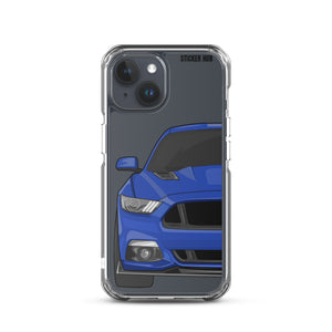 Deep Impact Blue 15-17 Mustang 5.0 - iPhone Case