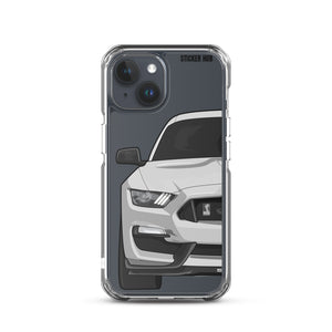 Silver Mustang GT350 - iPhone Case