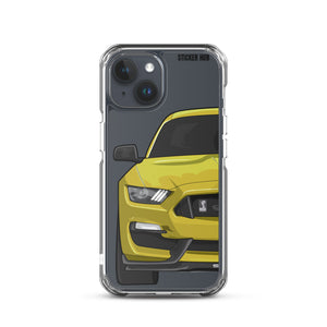 Yellow Mustang GT350 - iPhone Case