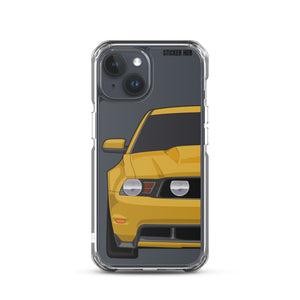 Yellow 11-12 Mustang 5.0 - iPhone Case