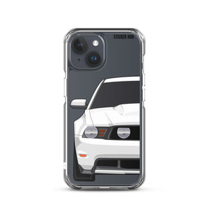 White 11-12 Mustang 5.0 - iPhone Case