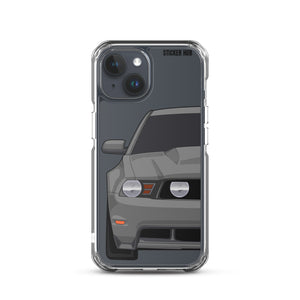 Gray 11-12 Mustang 5.0 - iPhone Case