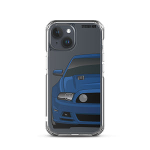 Kona Blue 13-14 Mustang 5.0 - iPhone Case