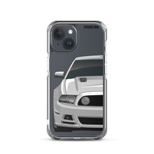 Load image into Gallery viewer, Silver 13-14 Mustang 5.0 - iPhone Case