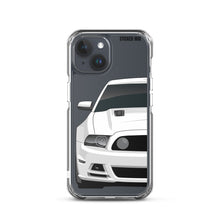 Load image into Gallery viewer, White 13-14 Mustang 5.0 - iPhone Case