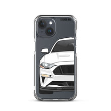 Load image into Gallery viewer, White 18-21 Mustang 5.0 - iPhone Case