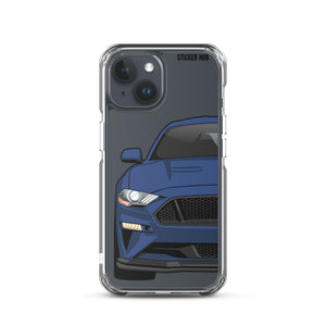 Kona Blue 18-21 Mustang 5.0 - iPhone Case