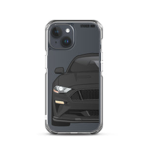 Black 18-21 Mustang 5.0 - iPhone Case