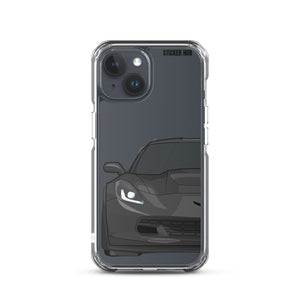 Black C7 Corvette Z06 - iPhone Case