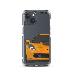 Sebring Orange C7 Corvette Z06 - iPhone Case