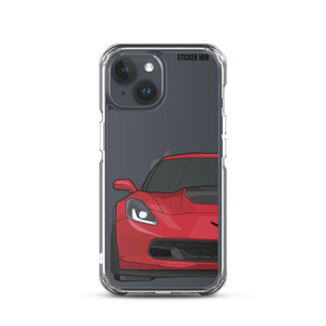 Torch Red C7 Corvette Z06 - iPhone Case