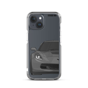 Gray C7 Corvette Z06 - iPhone Case