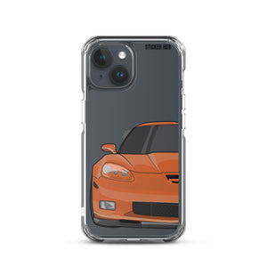 Atomic Orange C6 Corvette Z06 - iPhone Case