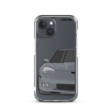 Load image into Gallery viewer, Cyber Gray C6 Corvette Z06 - iPhone Case