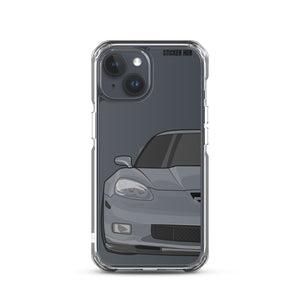 Cyber Gray C6 Corvette Z06 - iPhone Case