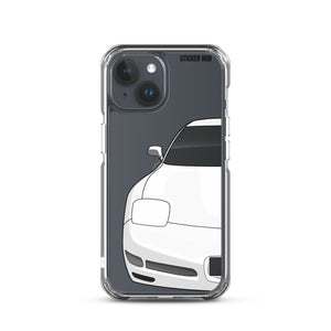 White C5 Corvette Z06 - iPhone Case