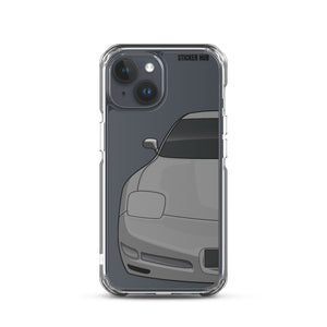 Pewter Gray C5 Corvette Z06 - iPhone Case