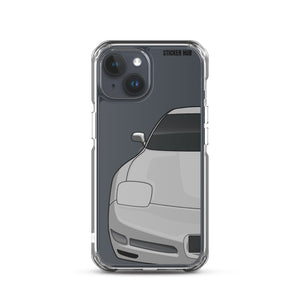 Silver C5 Corvette Z06 - iPhone Case