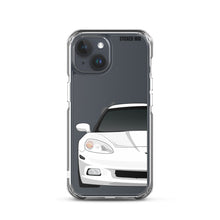 Load image into Gallery viewer, White C6 Corvette - iPhone Case