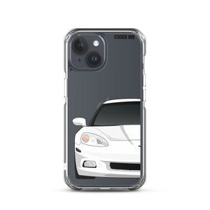 White C6 Corvette - iPhone Case