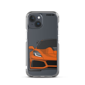 Orange C7 Corvette Zr1 - iPhone Case