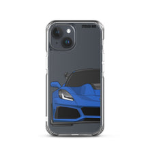 Load image into Gallery viewer, Elkhart Blue C7 Corvette Zr1 - iPhone Case