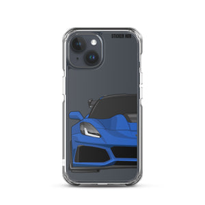 Elkhart Blue C7 Corvette Zr1 - iPhone Case