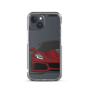 Long Beach Red C7 Corvette Zr1 - iPhone Case